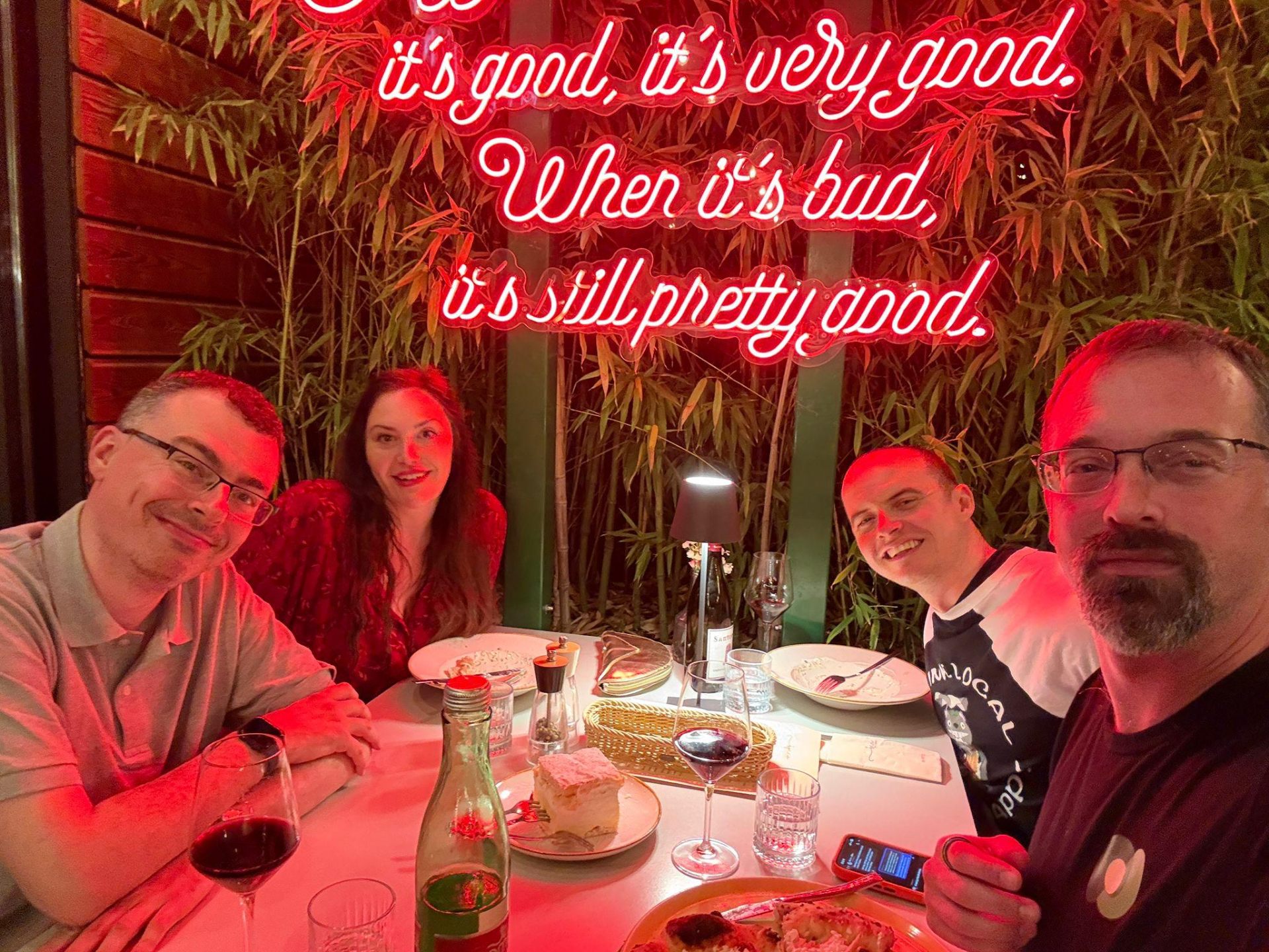 Dinner with friends